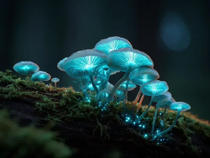 Bioluminescent Forest Art Generator