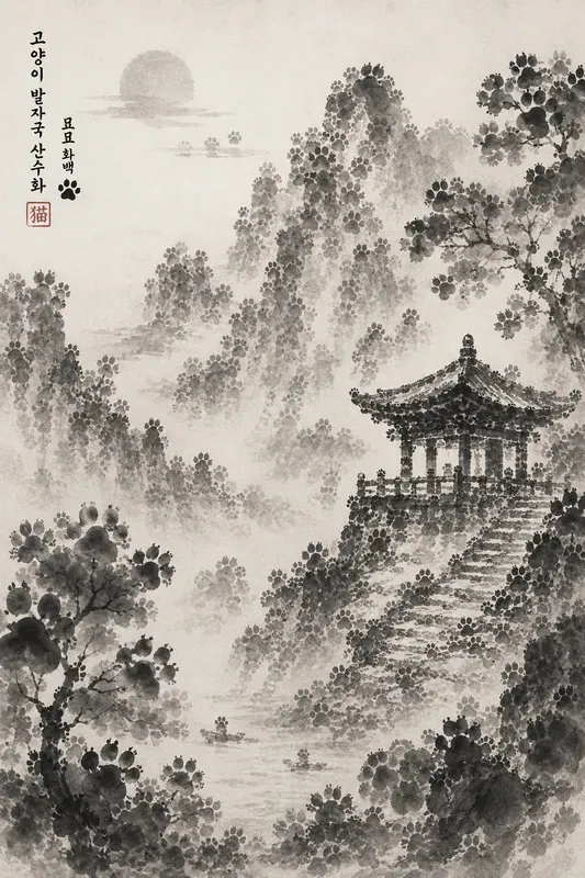 Cat Paw Ink Wash Generator