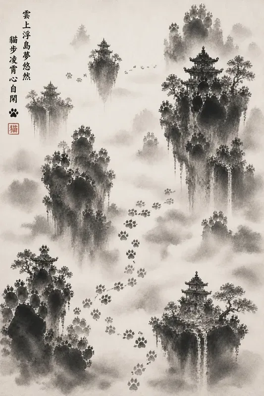 Cat Paw Ink Wash Generator