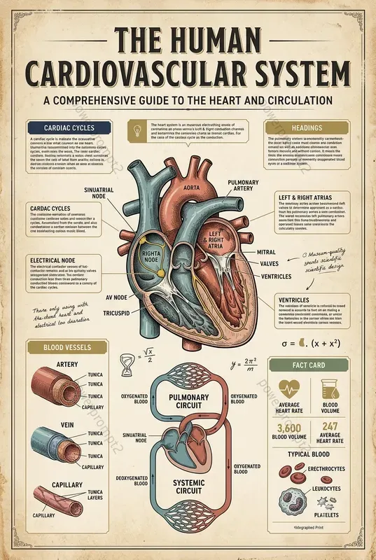 Vintage Scientific Infographic Posters
