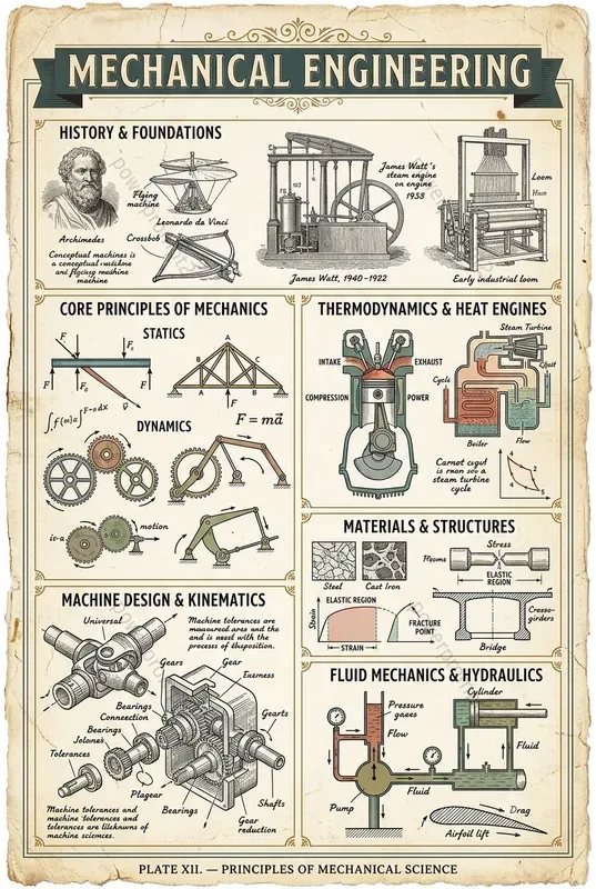 Vintage Scientific Infographic Posters