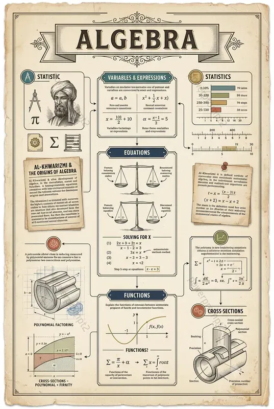 Vintage Scientific Infographic Posters