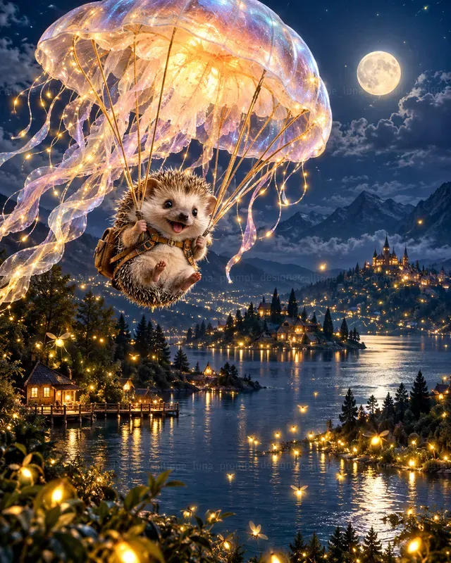 Hyperrealistic Baby Animal Parachutes
