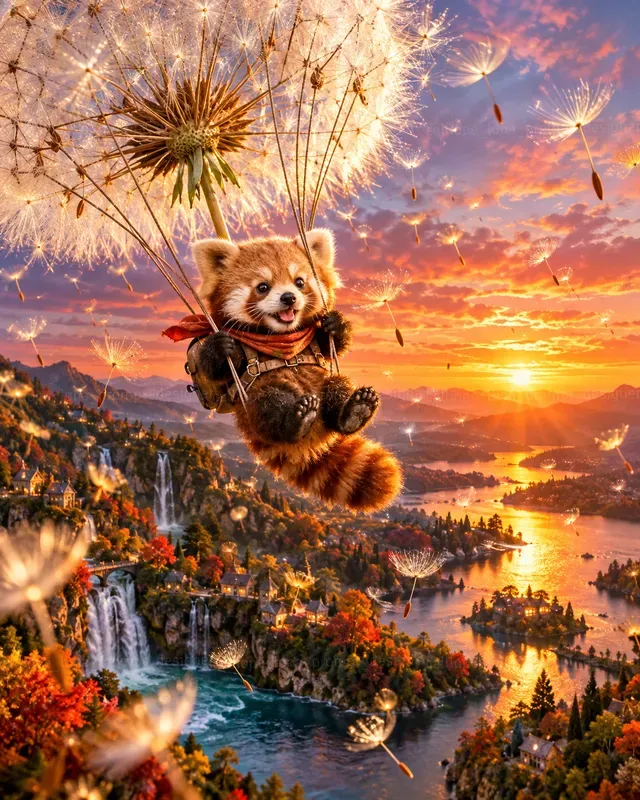 Hyperrealistic Baby Animal Parachutes