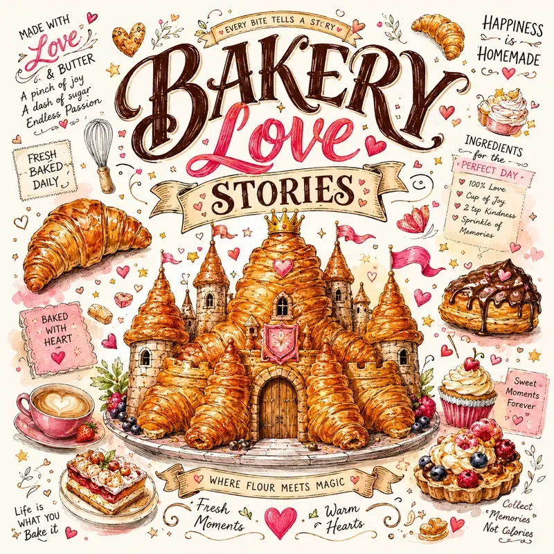 Whimsical Food Doodle Poster Generator