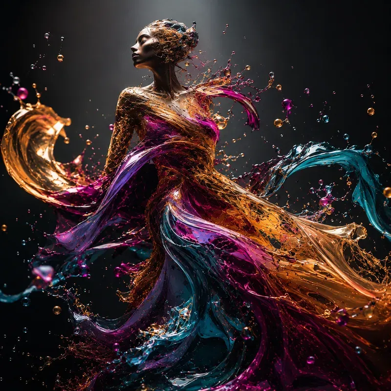 Chromatic Fluid Vogues
