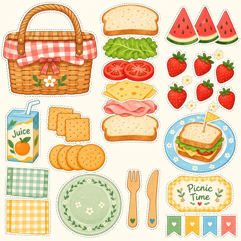 Printable Pretend Food Fun
