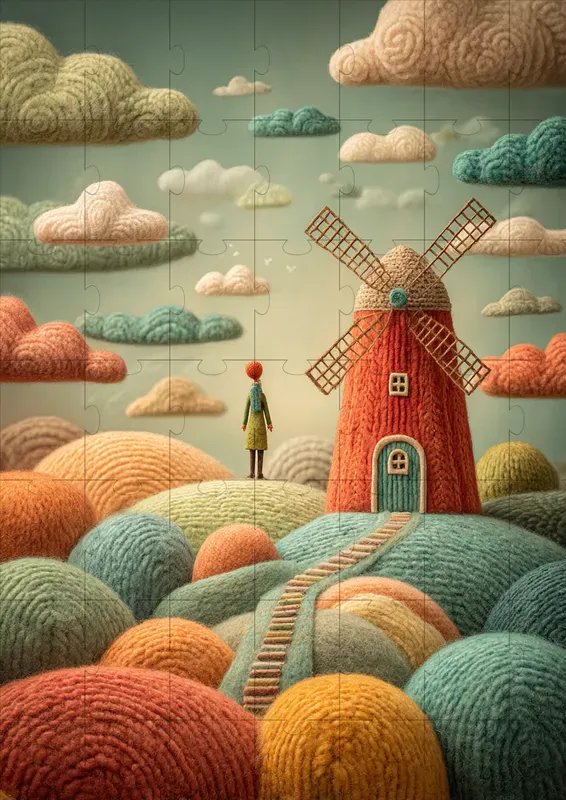 Soft Textile Fantasy Scenes