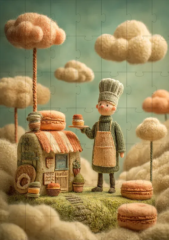 Soft Textile Fantasy Scenes