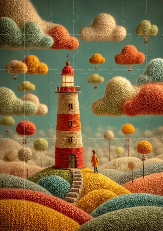 Soft Textile Fantasy Scenes