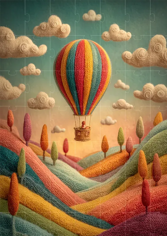 Soft Textile Fantasy Scenes