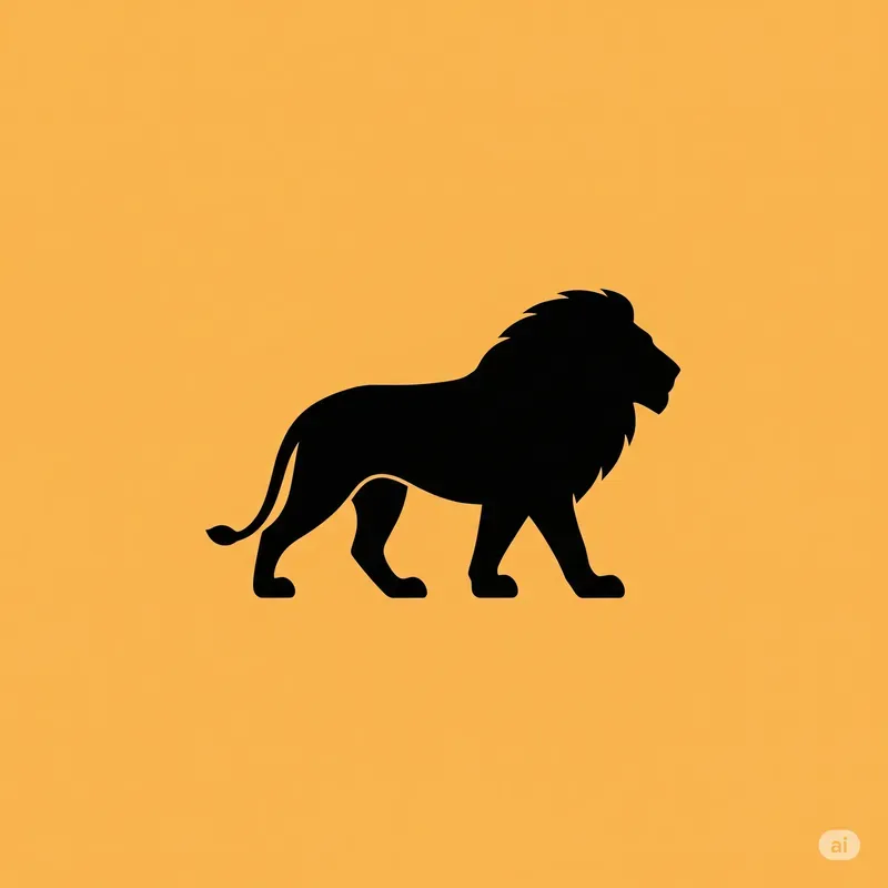 Bold Black Silhouettes On Bright Bgs