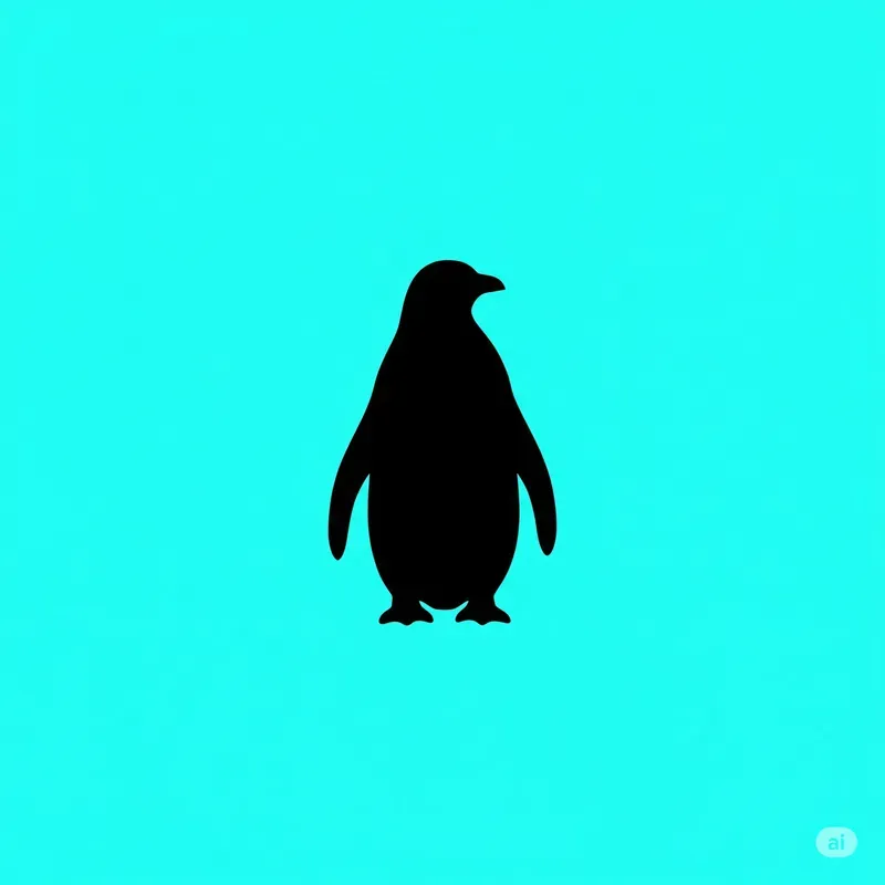 Bold Black Silhouettes On Bright Bgs