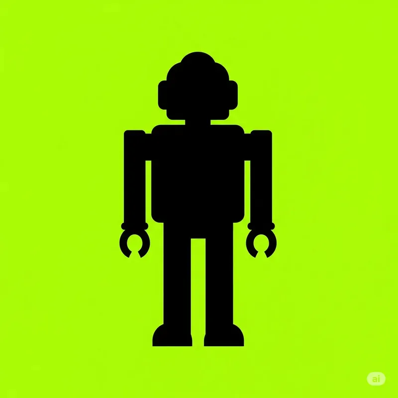 Bold Black Silhouettes On Bright Bgs