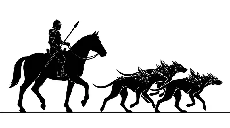 Creature Scale Silhouette Cards