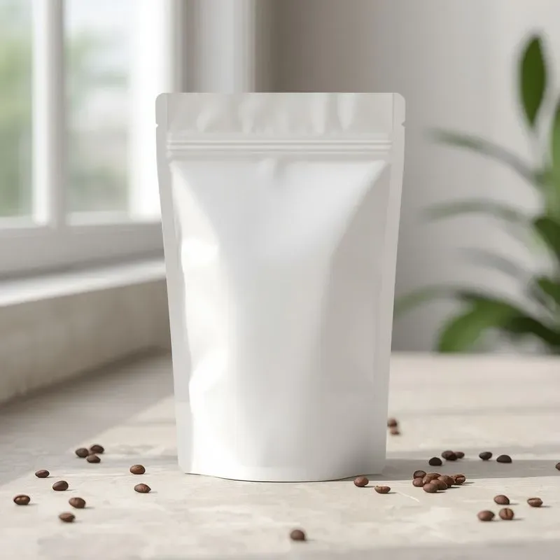 Realistic Kraft Paper Coffee Bag Mockups