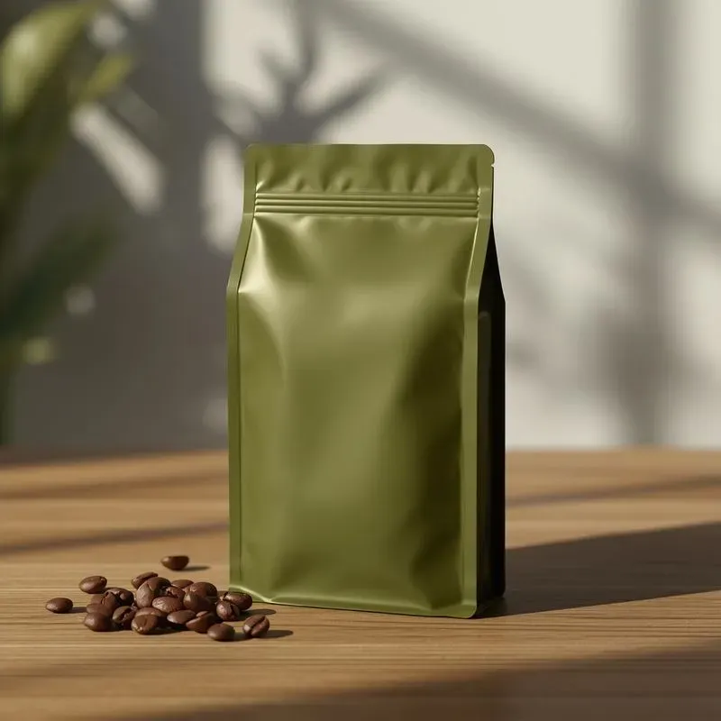 Realistic Kraft Paper Coffee Bag Mockups