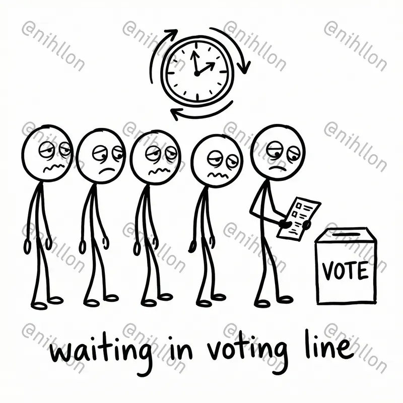 Politics Stick Figure Doodles