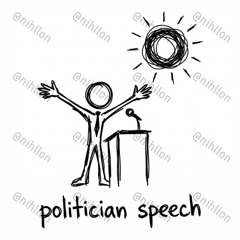 Politics Stick Figure Doodles