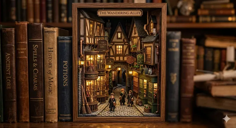 Miniature Book Nooks