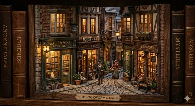 Miniature Book Nooks