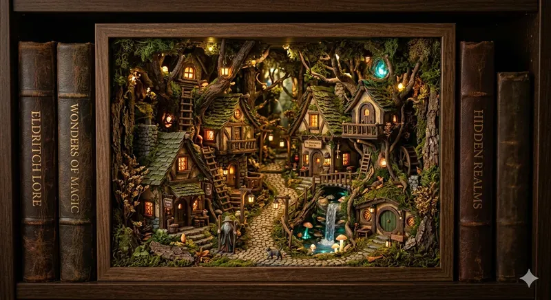 Miniature Book Nooks