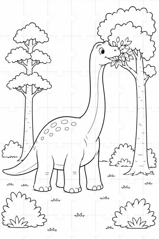 Cute Dinosaur Coloring Book Pages