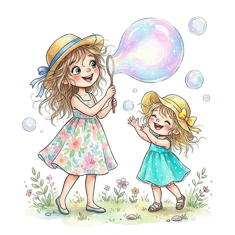 Mothers Day Watercolor Clipart