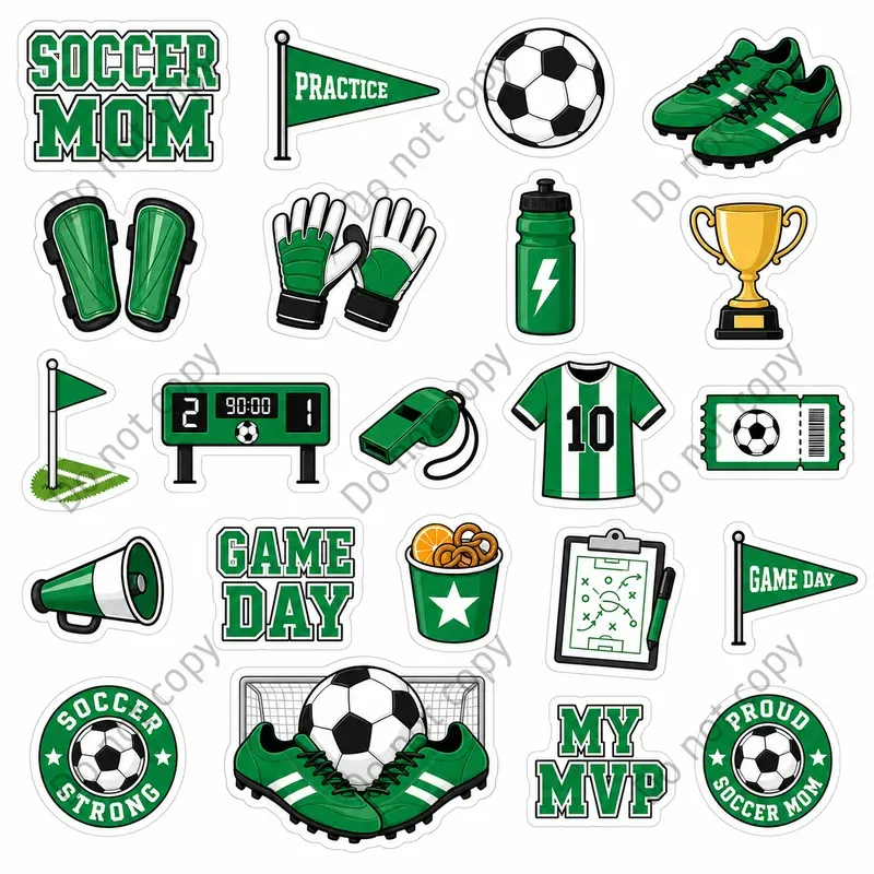 Sports Mom Sticker Sheets