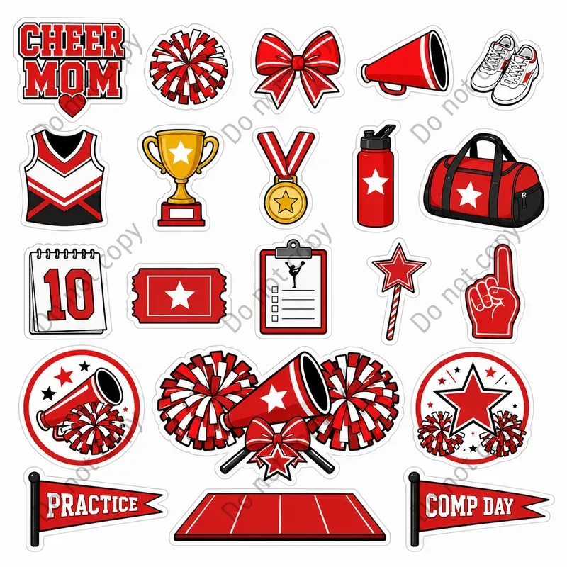 Sports Mom Sticker Sheets