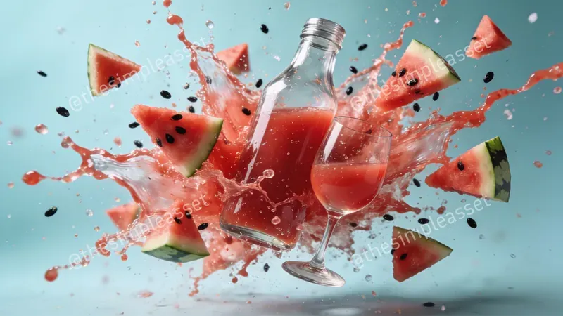 4K Liquid Splash Product Photography