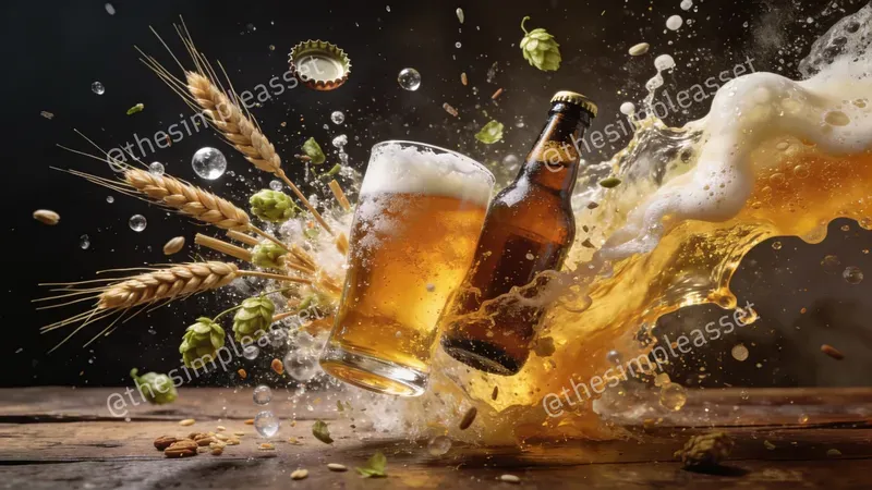 4K Liquid Splash Product Photography