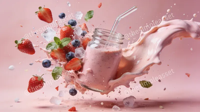 4K Liquid Splash Product Photography