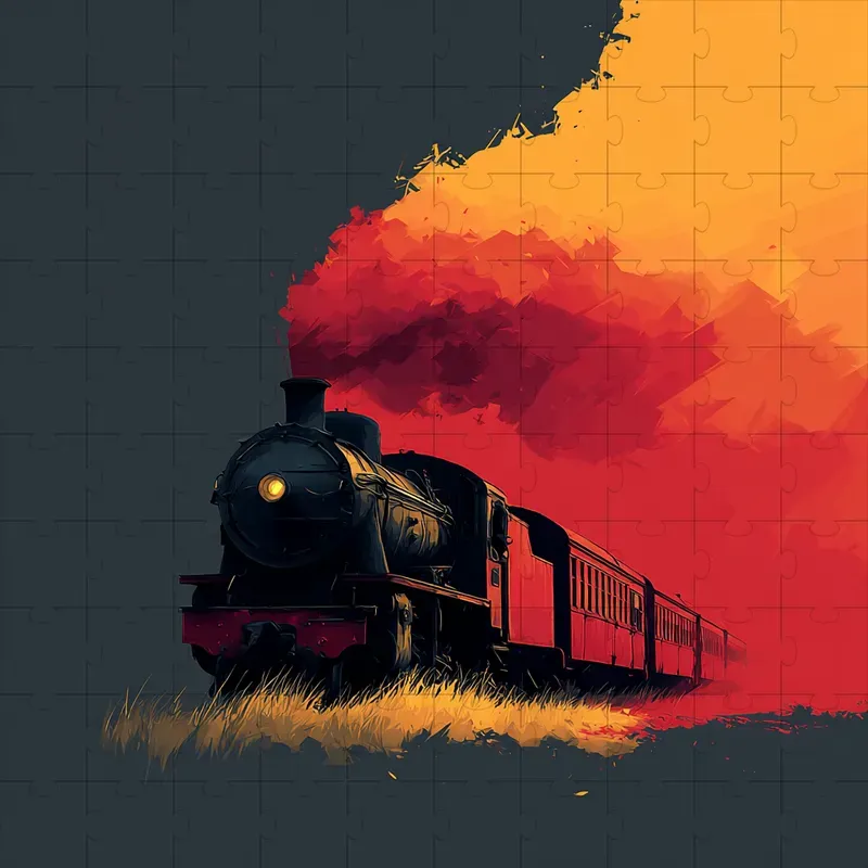 Gouache Ember Glow Concept Art