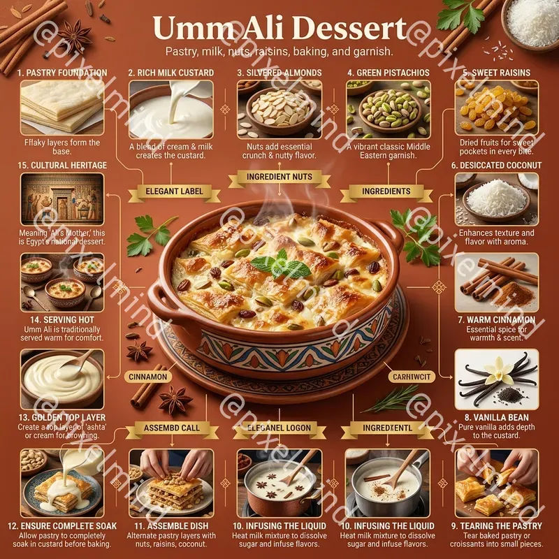 Luxury Middle Eastern Food Infographics