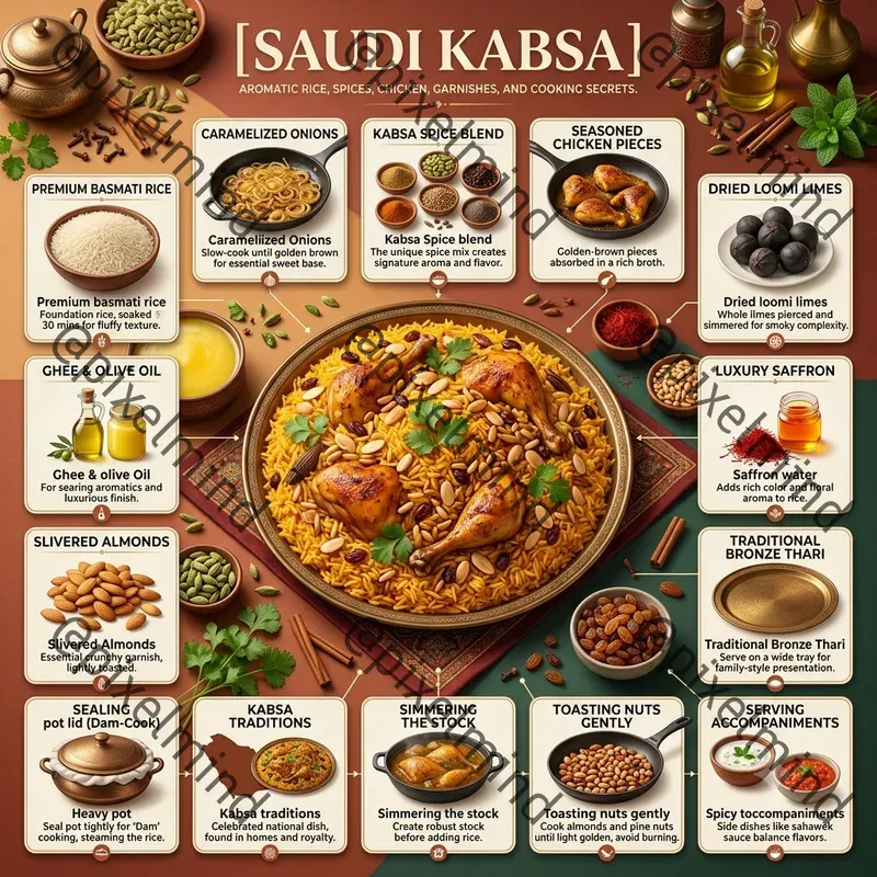 Luxury Middle Eastern Food Infographics