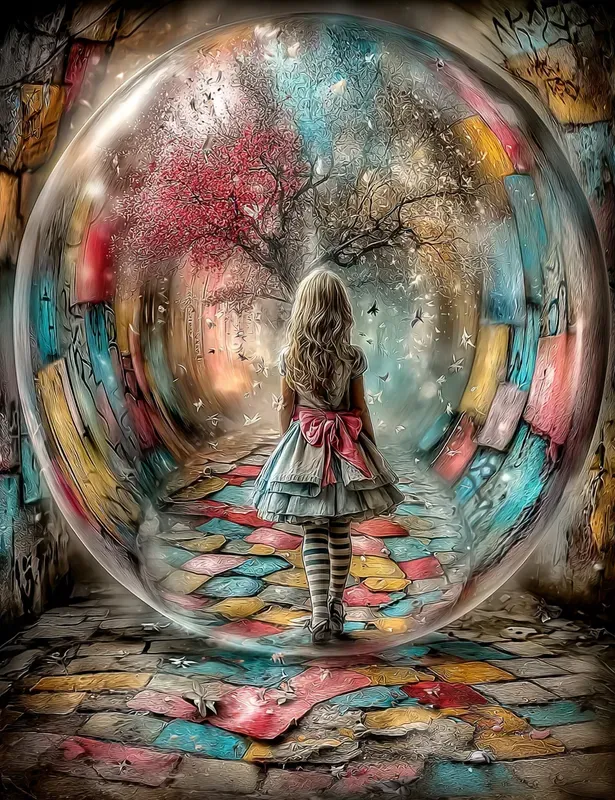 Wonderlandinspired Surreal Storybooks