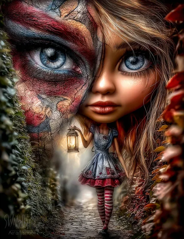 Wonderlandinspired Surreal Storybooks