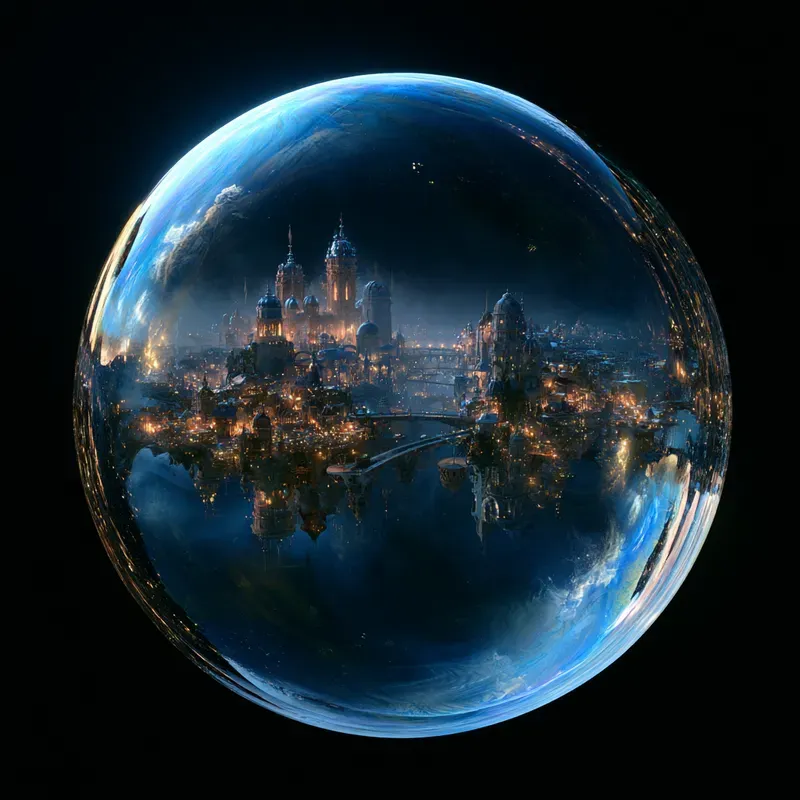 Soap Bubble World Art Generator