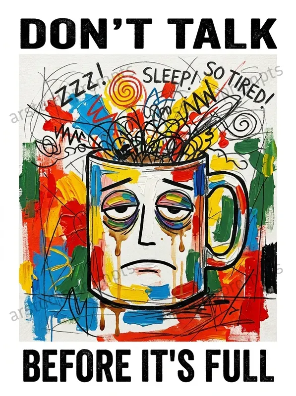 Indie Coffee Shop Kitchen Wall Art