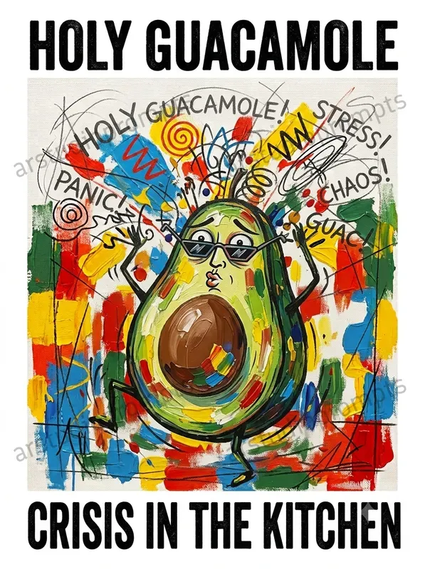 Indie Coffee Shop Kitchen Wall Art
