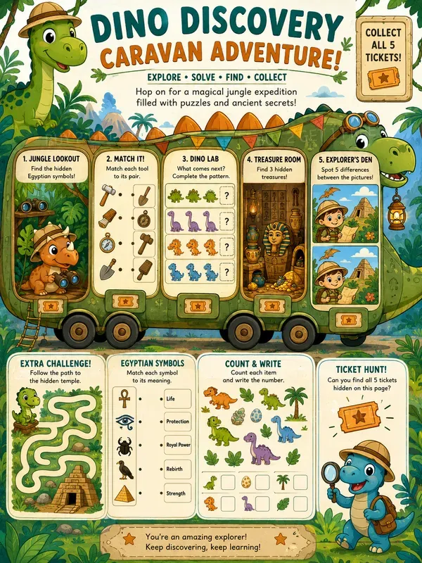 Secret Transport Activity Pages