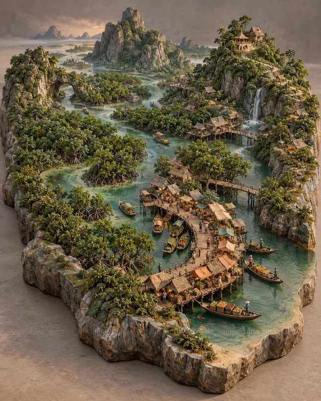 Sculpted Fantasy Terrain Stories