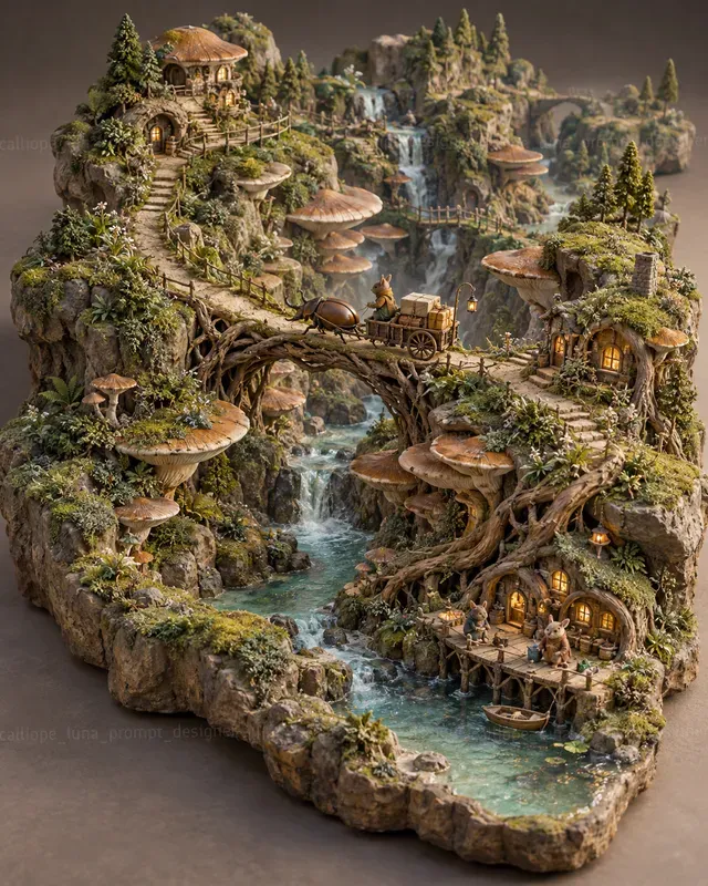 Sculpted Fantasy Terrain Stories