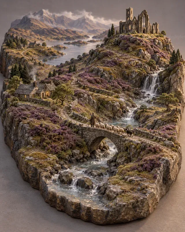 Sculpted Fantasy Terrain Stories