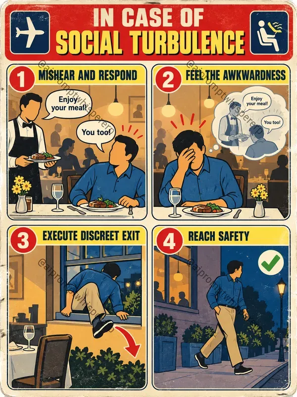 Absurd Safety Instruction Cards