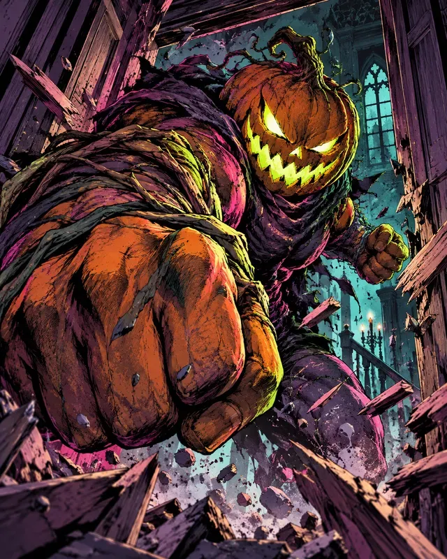 Extreme Halloween Comic Shots