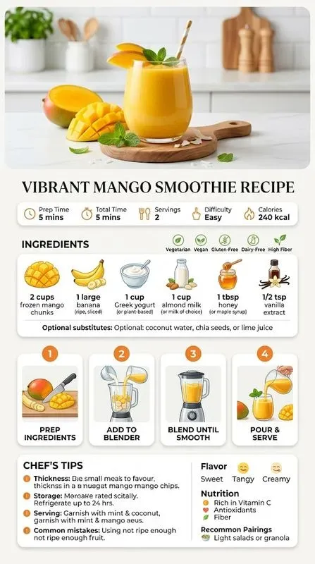 Premium Recipe Infographics