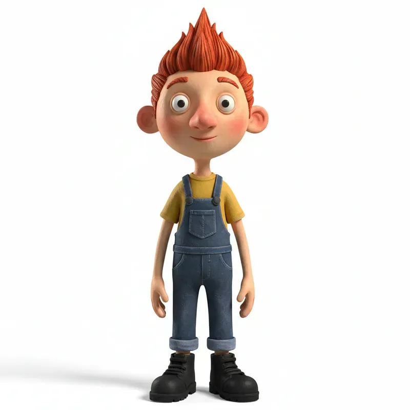 3D Stop Motionlike Characters