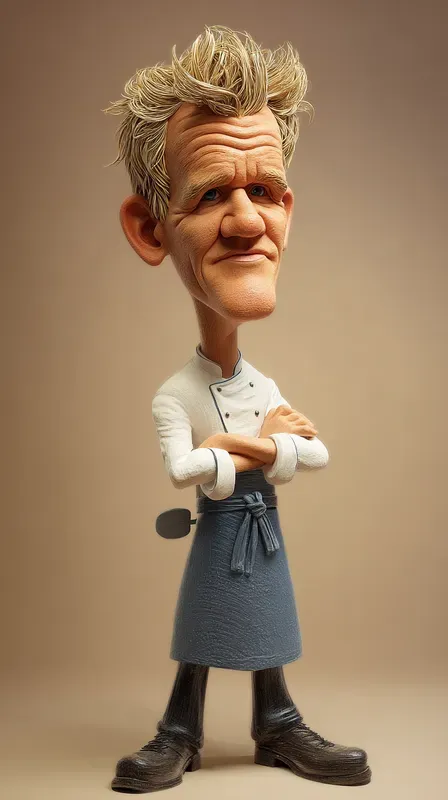 Funny Celebrity Caricatures In 3D Style
